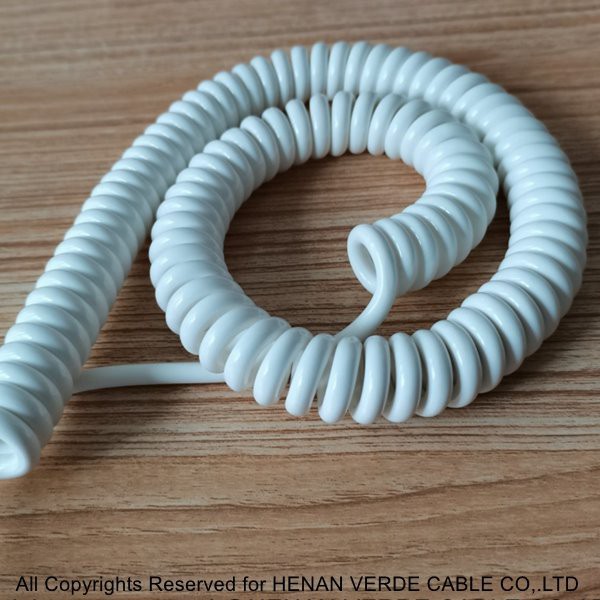 Cable de bobina espiral