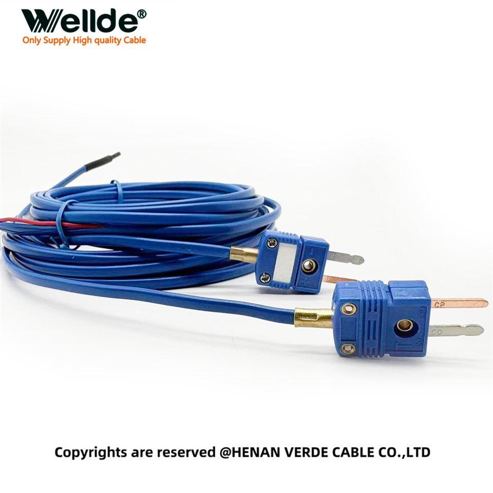 Cable de termoparell tipus T de 18 AWG PTFE