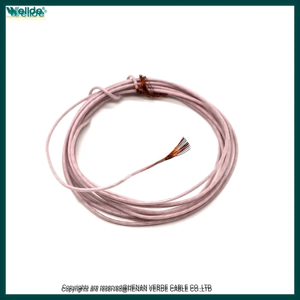 Conductor de coure de filferro d'alta temperatura PTFE rosa